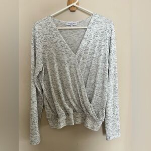 Michael Stars Light Gray Knit Top